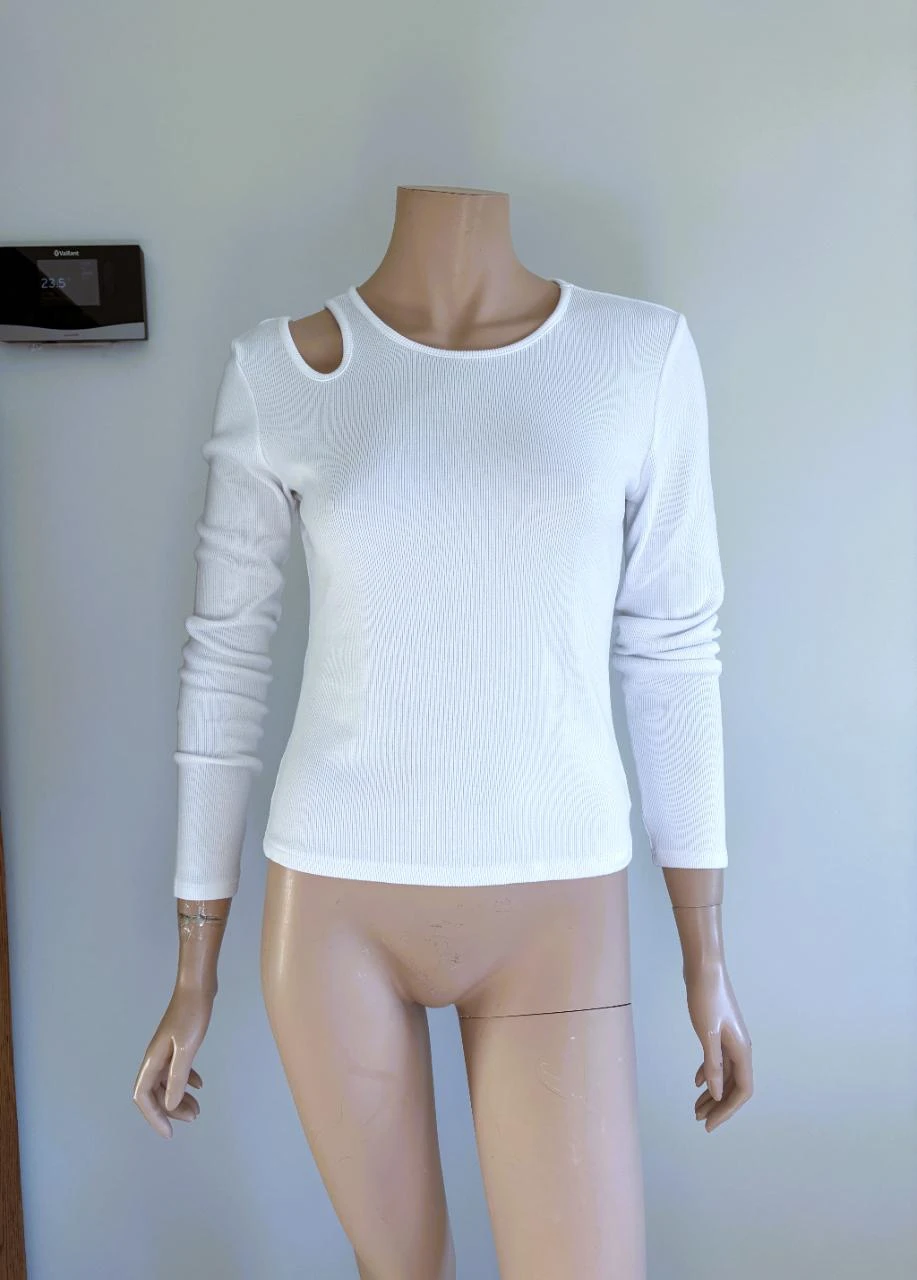 Feelhoo ribbed cut-out top – maat XS/S